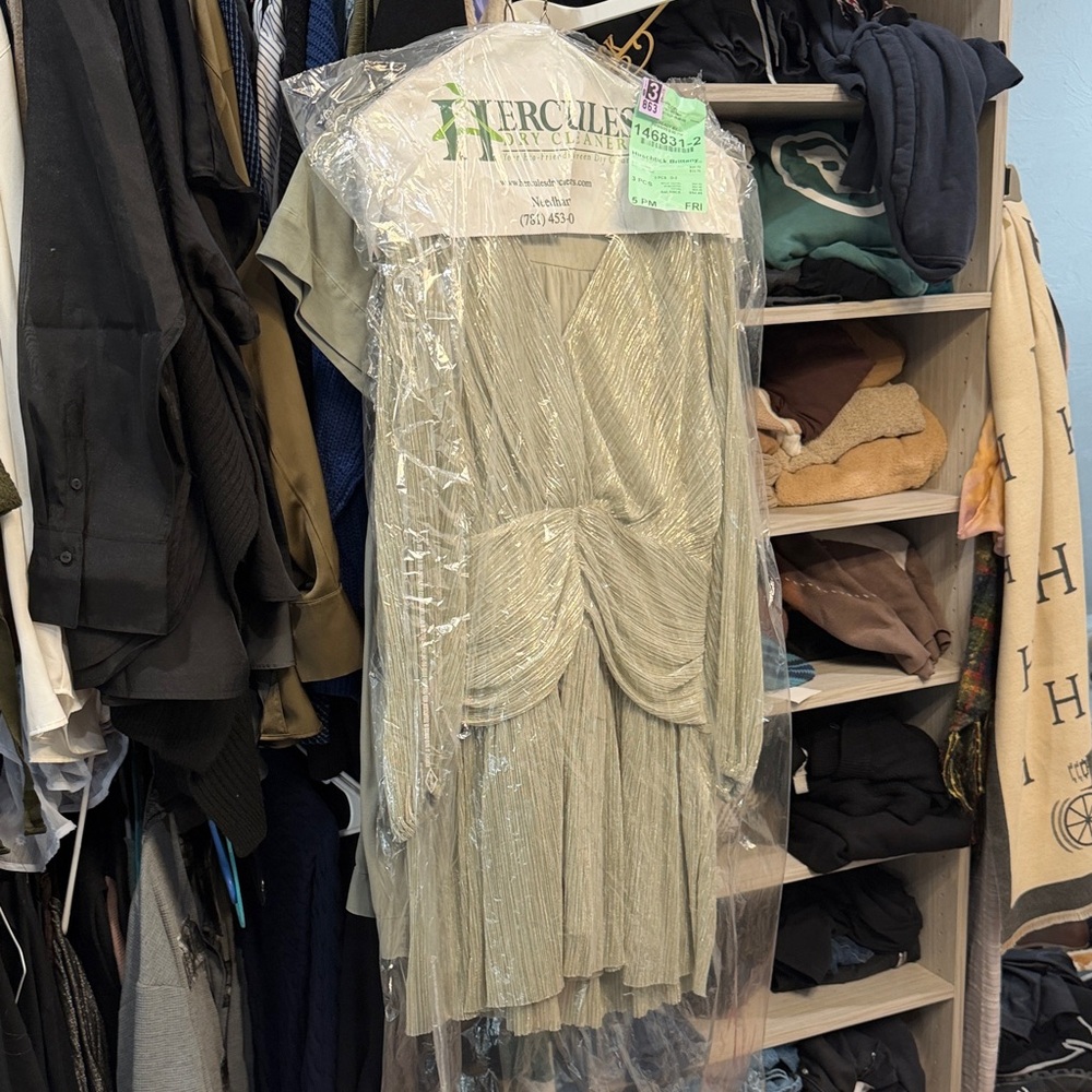 Metallic Gold Dress